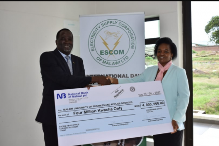 ESCOM AWARDS 19 FEMALE ENGINEERING STUDENTS AT MUBAS AND MUST