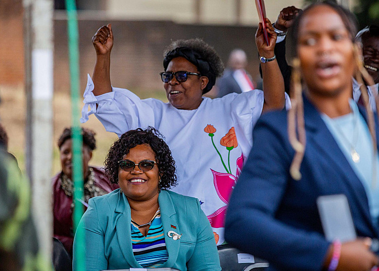 Proud guardians celebrates their graduates achievement