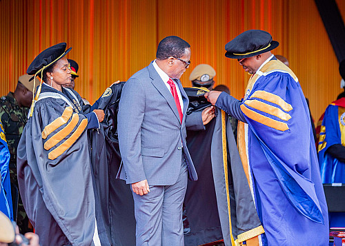MUBAS Celebrates First Graduation as Chakwera is Installed Chancellor