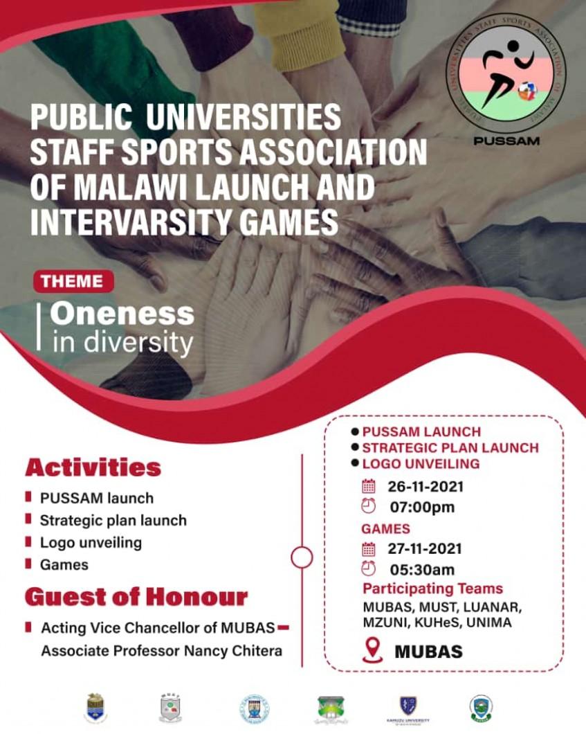 Public Universities Staff Sports Association of Malawi Launch