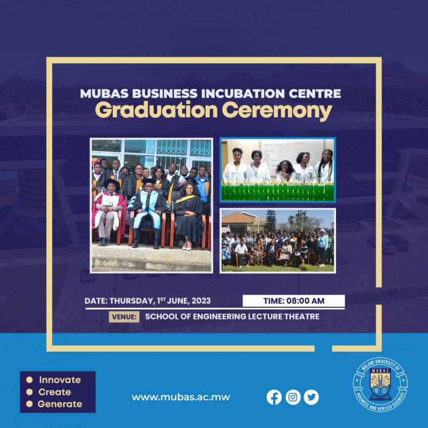 MUBAS Business Incubation Centre - Graduation Ceremony