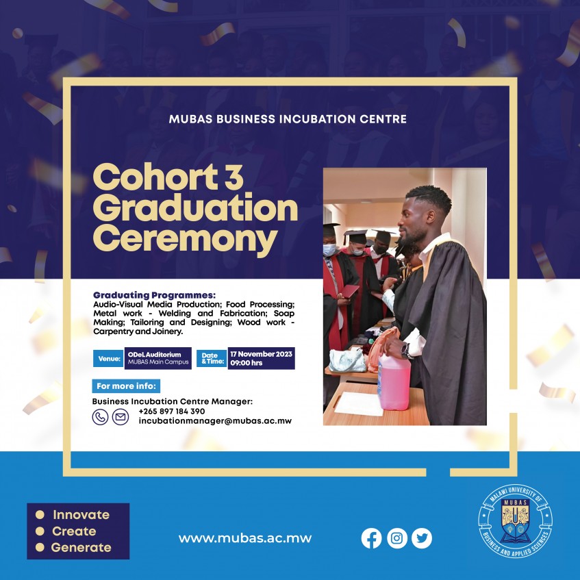 Incubation Centre Cohort 3 Graduation Ceremony