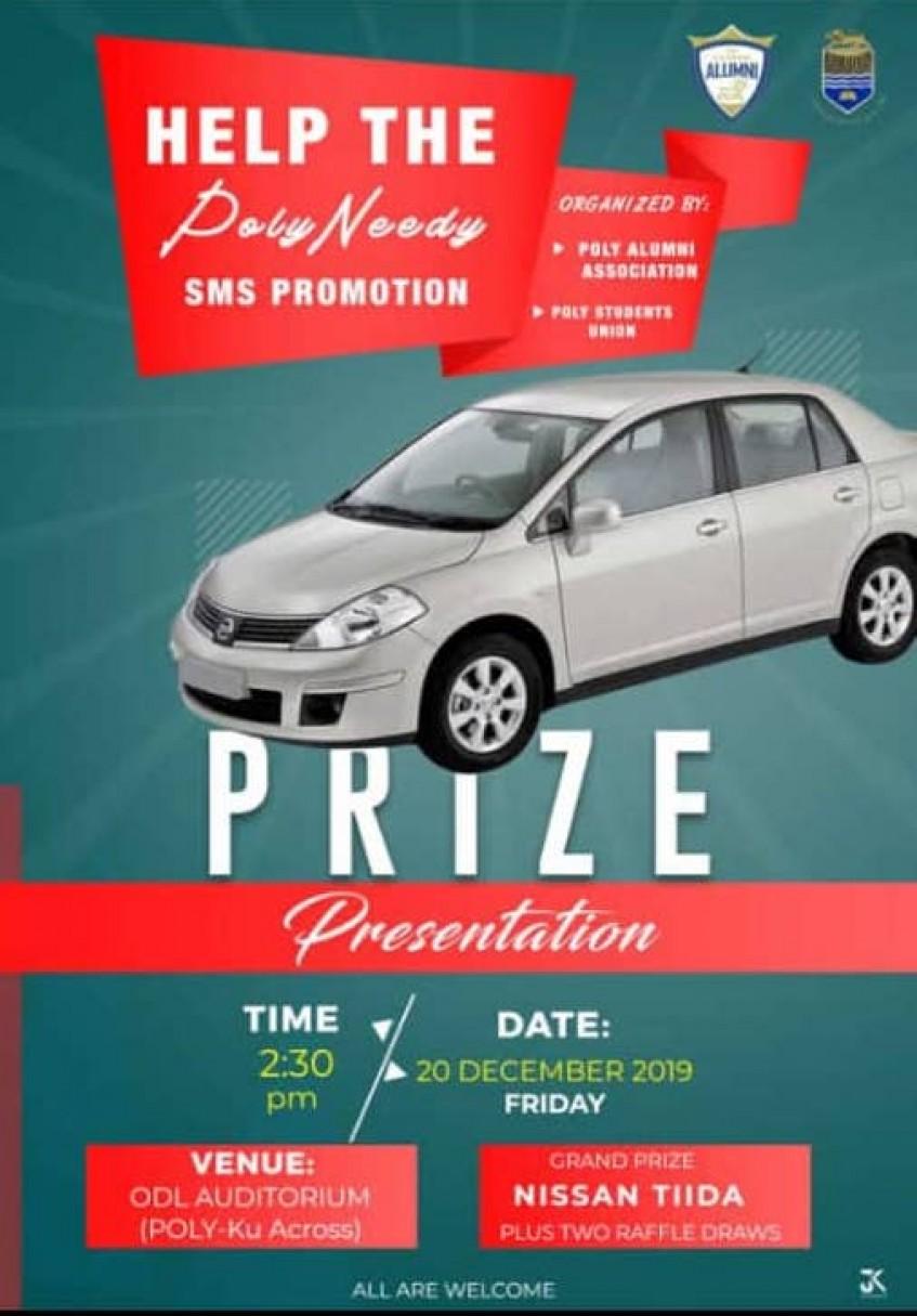 Help the Poly Needy SMS Promotion