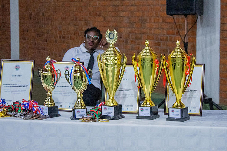 After the games, the best performing players were awarded