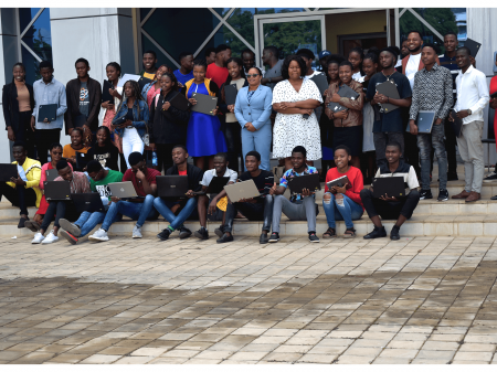 KWERA distributes 36 Laptops to MUBAS students