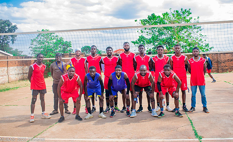Volleyball team lineup for the TESSAM games